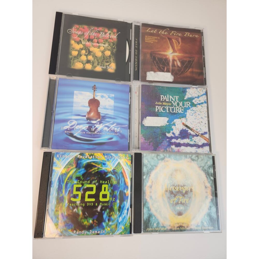 CD Bundle Of 8 Christian Music Julie Meyer Janet Shell Worship Healing